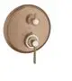 AXOR-HG-AXOR-Montreux-Thermostat-Unterputz-mit-Hebelgriff-und-Ab-und-Umstellventil-Brushed-Red-Gold-16821310 gallery number 1